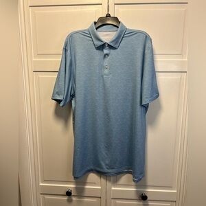 Southern Tide Short Sleeve Polo Shirt Size Men’s XL Color Blue And White